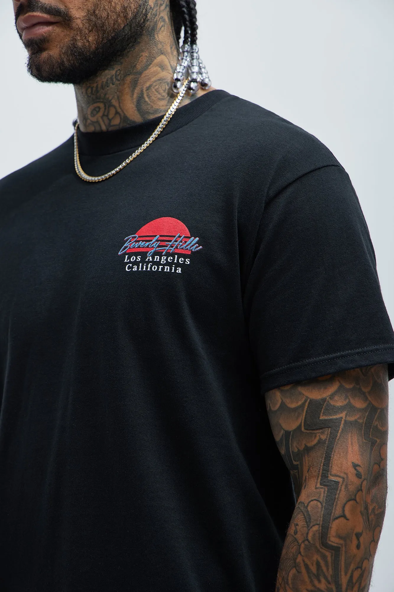 Beverly Hills Tiger Short Sleeve Tee - Black sold by Fashion Nova product image thumbnail 3