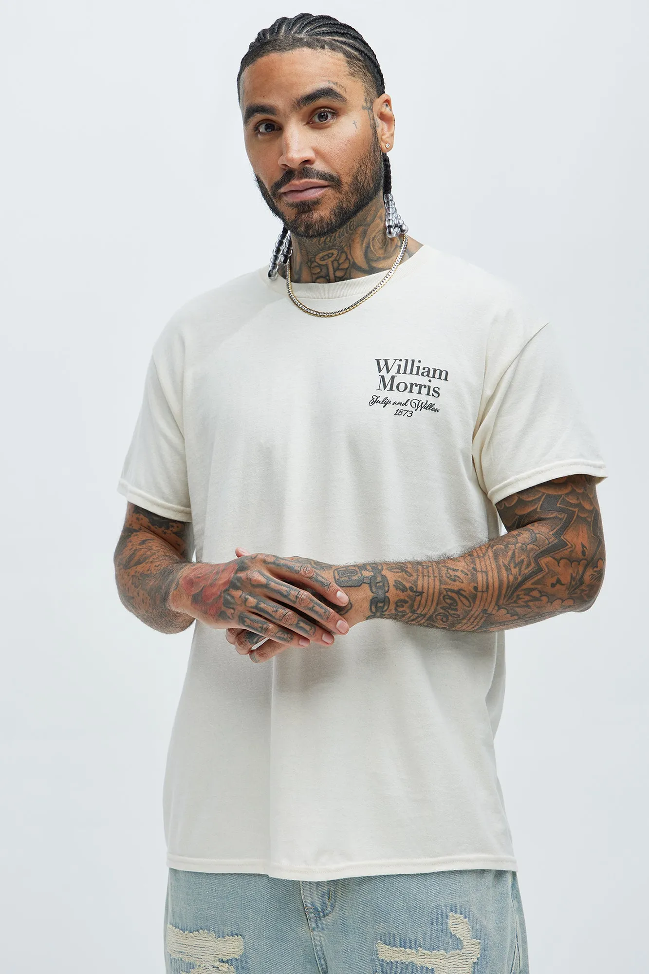 Tulip And Willow Short Sleeve Tee - Cream sold by Fashion Nova