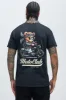 Bear MotoClub Short Sleeve Tee - Black sold by Fashion Nova