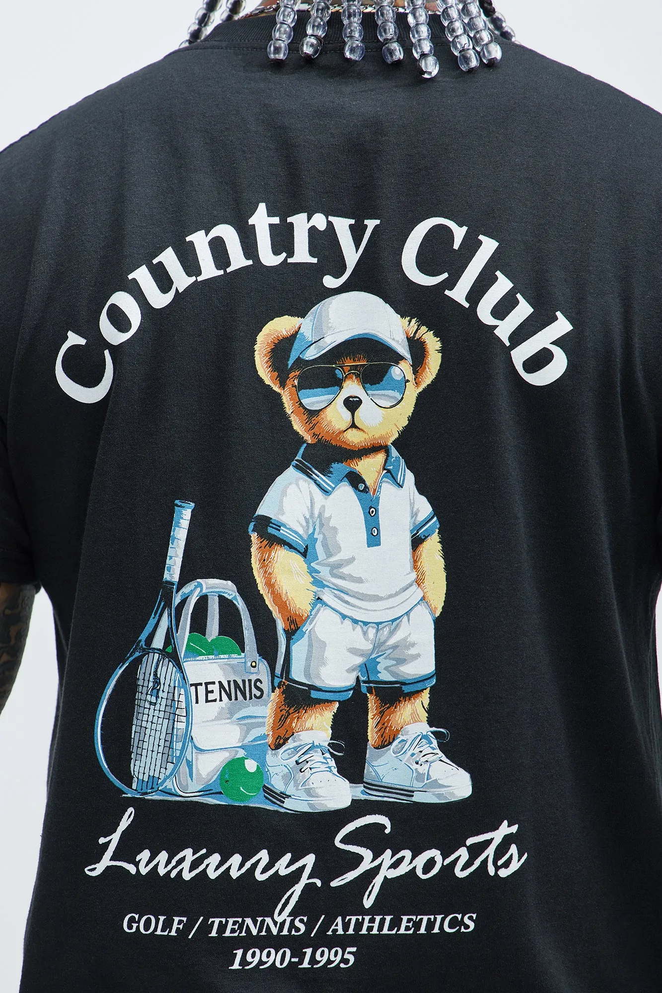Country Club Members Only Short Sleeve Tee - Black sold by Fashion Nova product image thumbnail 5