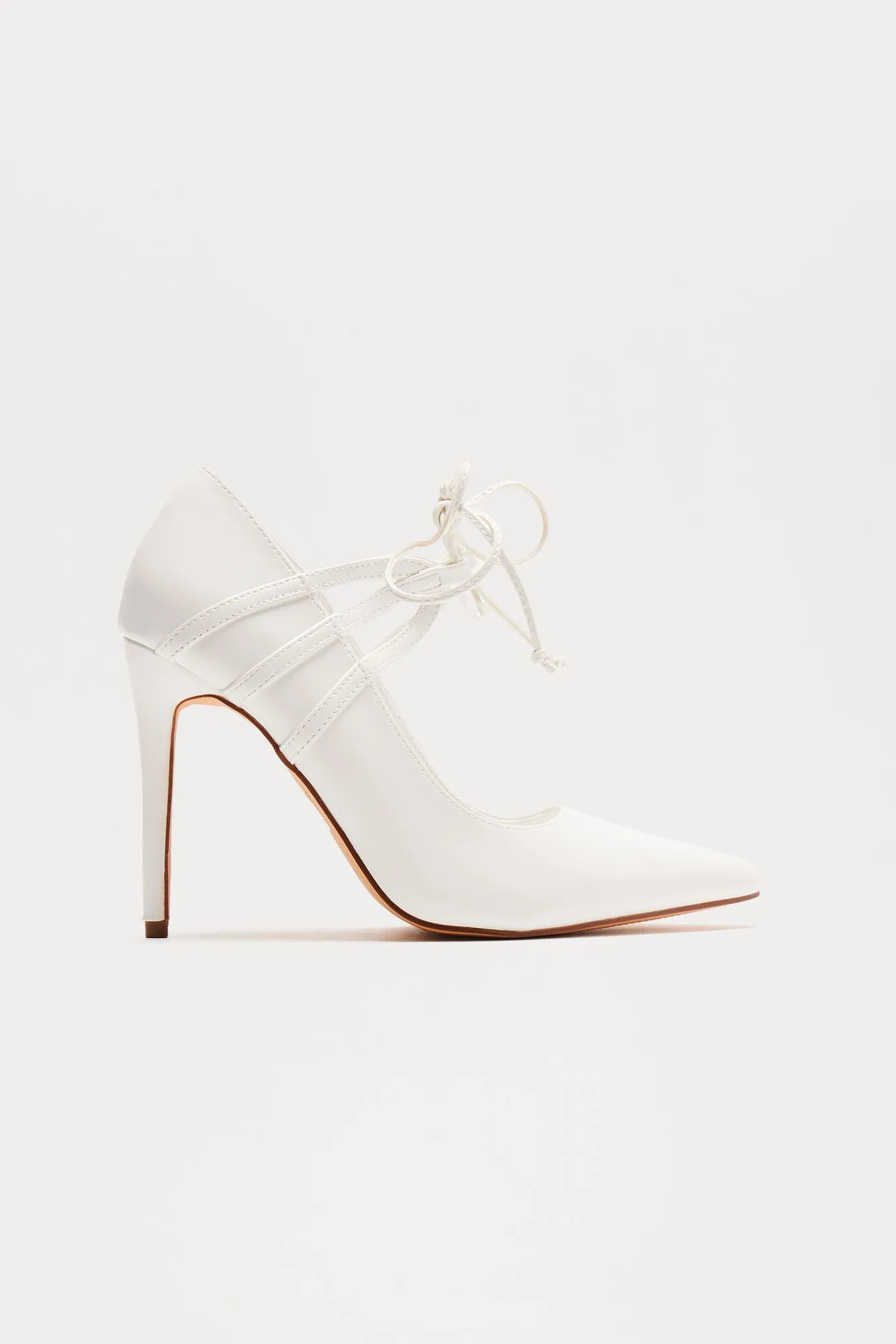 Bowie Pumps - White sold by Fashion Nova
