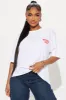 Viva Las Vegas Oversized Tee - White sold by Fashion Nova