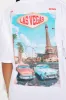 Viva Las Vegas Oversized Tee - White sold by Fashion Nova