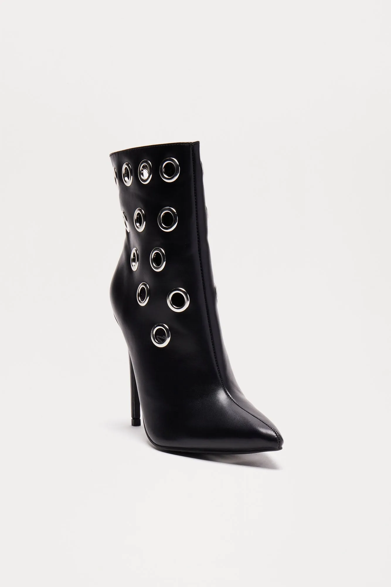 Kash Grommet Booties - Black sold by Fashion Nova product image thumbnail 3