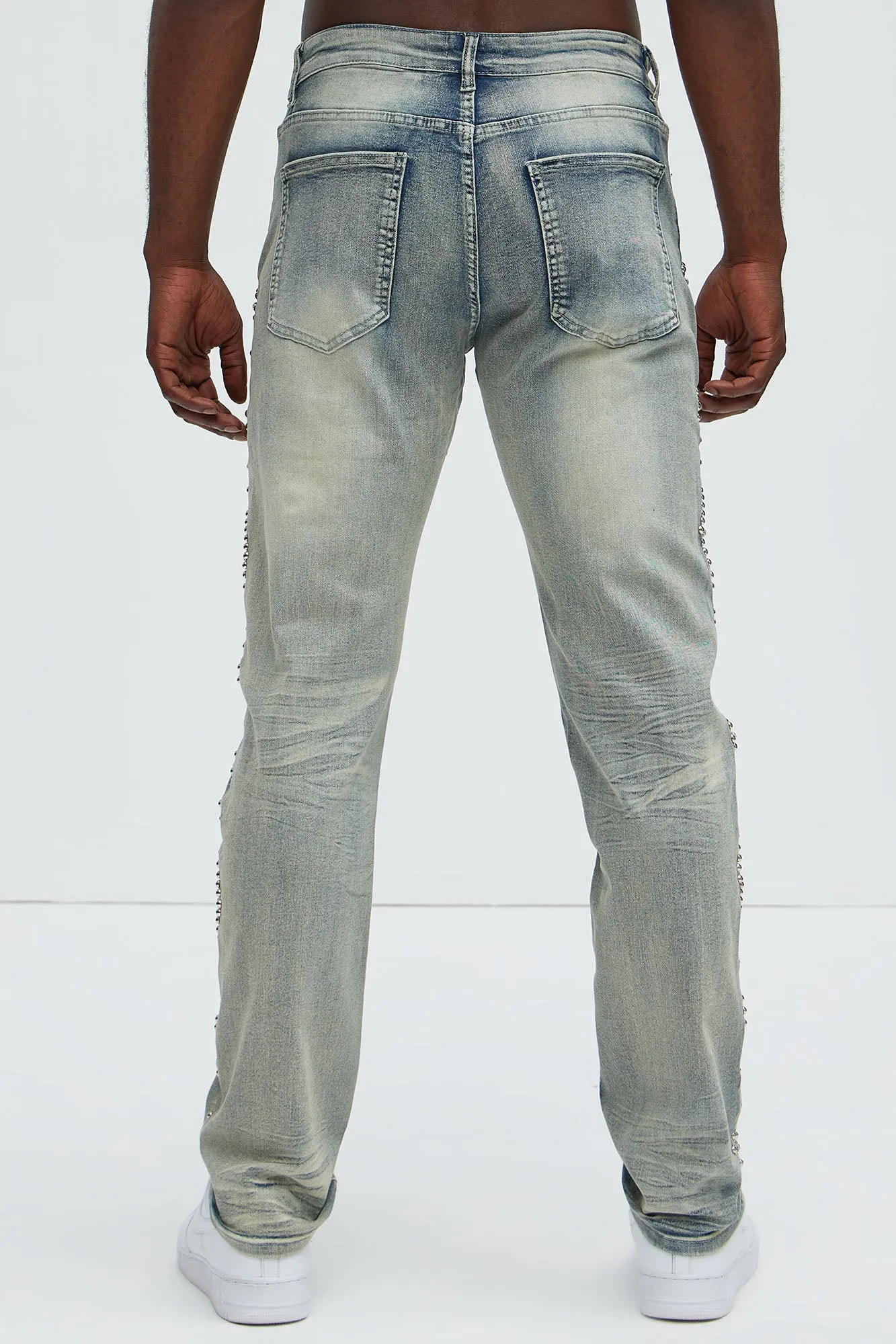 Be Along The Sides Straight Jeans - Light Wash sold by Fashion Nova product image thumbnail 5