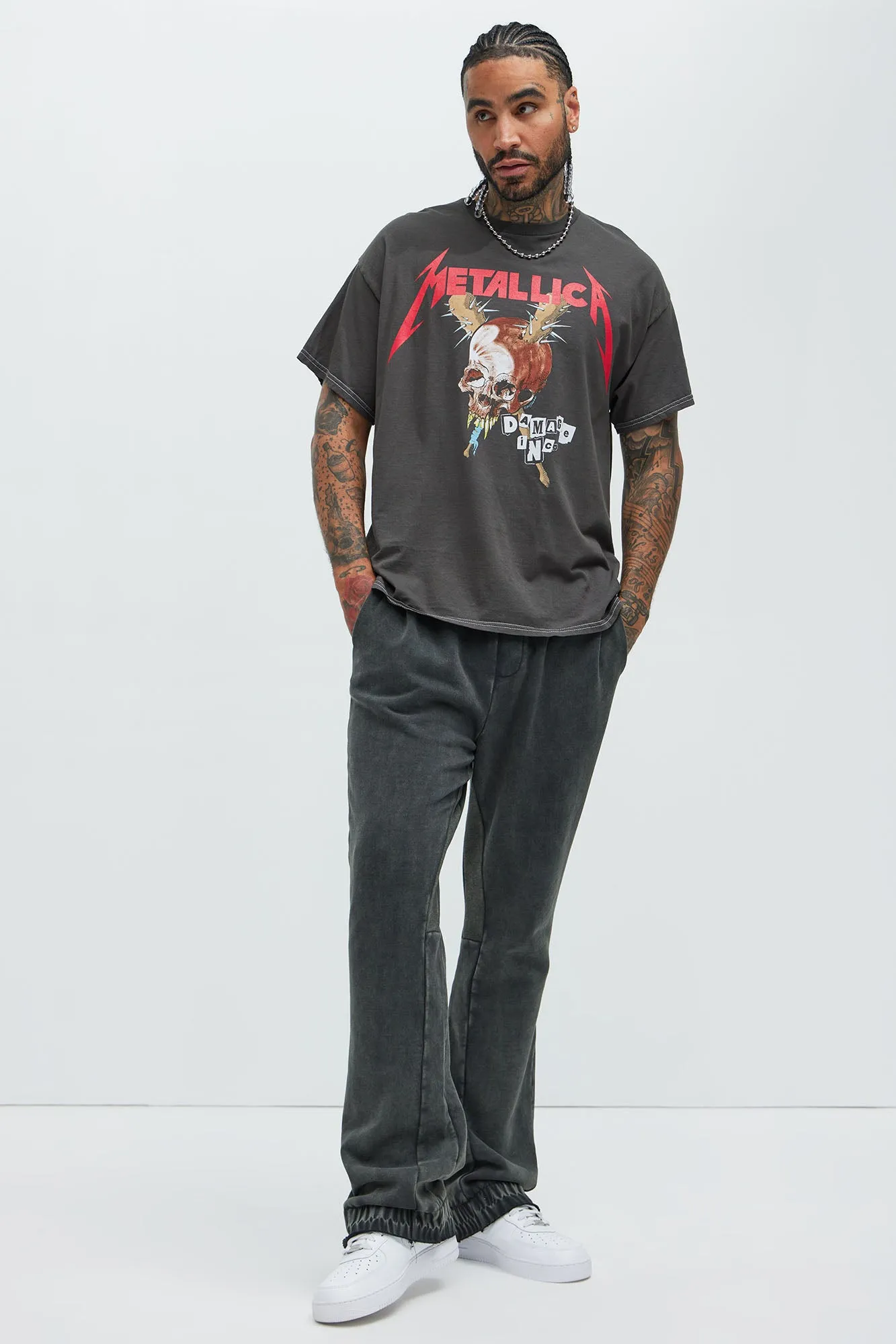 Metallica Damage Inc Short Sleeve Tee - Black sold by Fashion Nova product image thumbnail 3