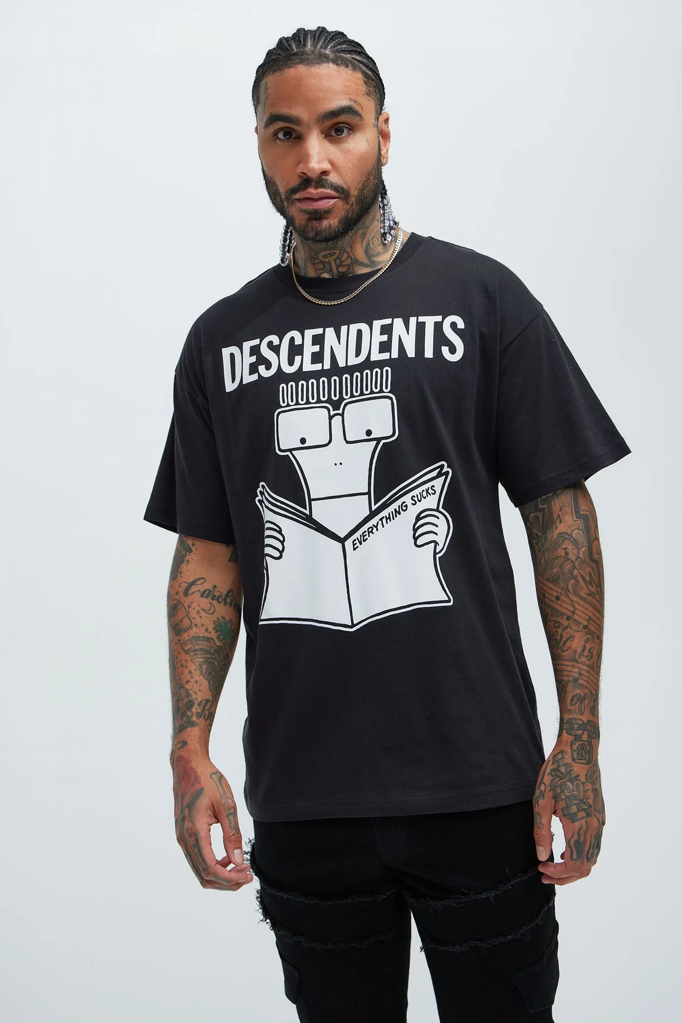 Decendents Short Sleeve Tee - Black sold by Fashion Nova