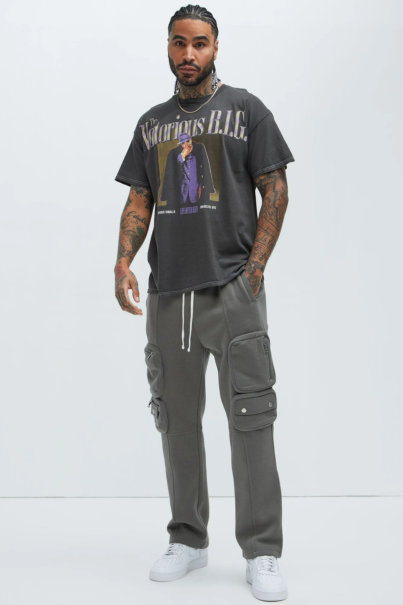 Notorious BIG Mo Money Mo Problems Short Sleeve Tee - Black sold by Fashion Nova product image thumbnail 3