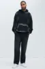 Tyson Brushed Oversized Hoodie - Black Wash sold by Fashion Nova