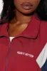Nothing Like Me Windbreaker - Red/combo sold by Fashion Nova