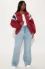 Nothing Like Me Windbreaker - Red/combo sold by Fashion Nova