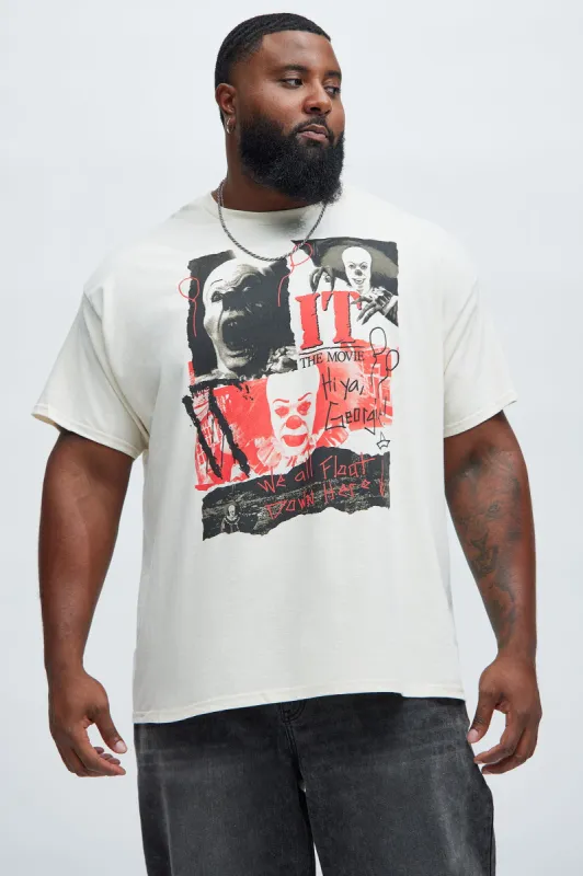 IT Pennywise Short Sleeve Tee - Natural/Combo sold by Fashion Nova