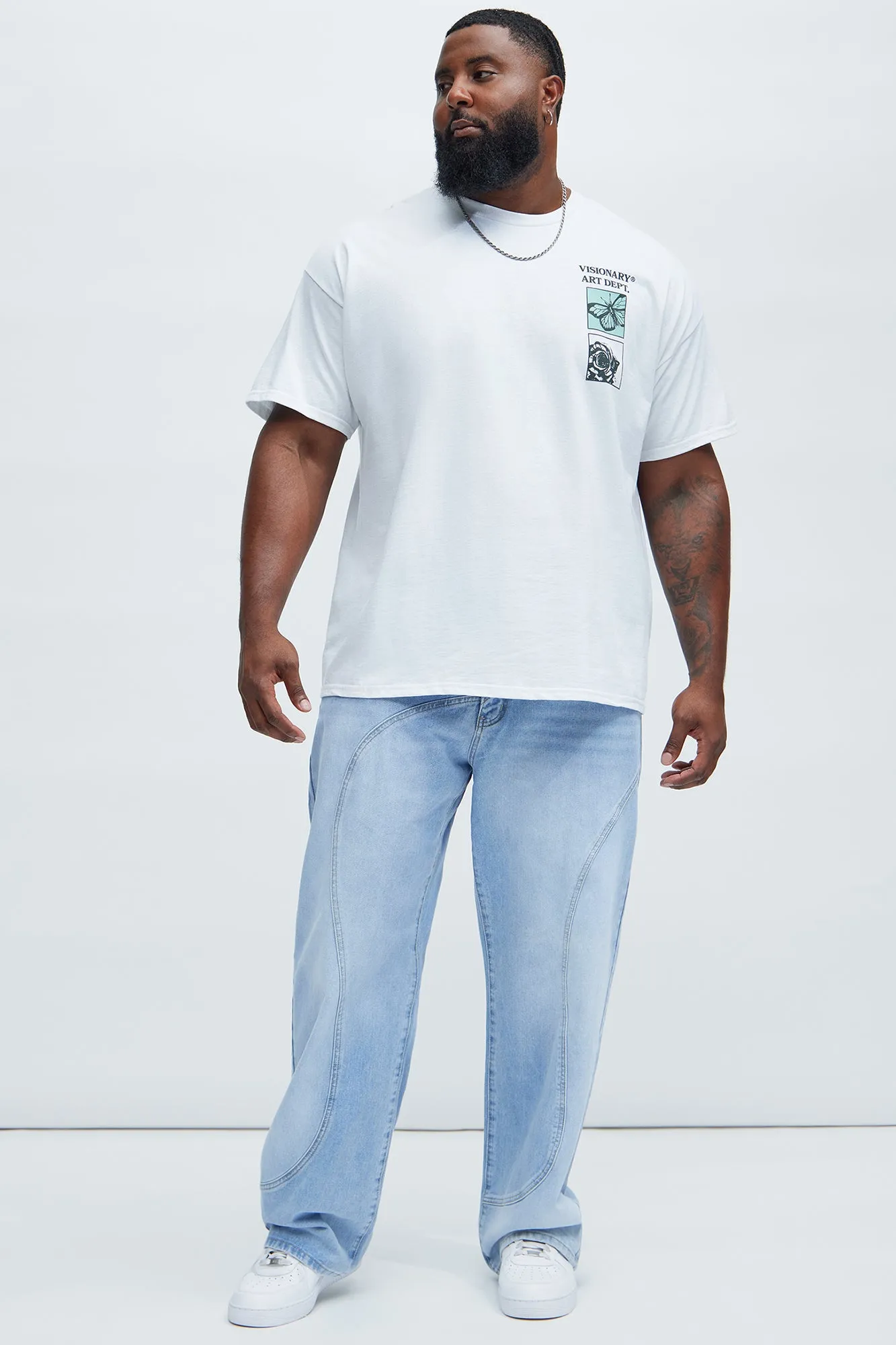 Visionary Art Dept Short Sleeve Tee - White sold by Fashion Nova product image thumbnail 2