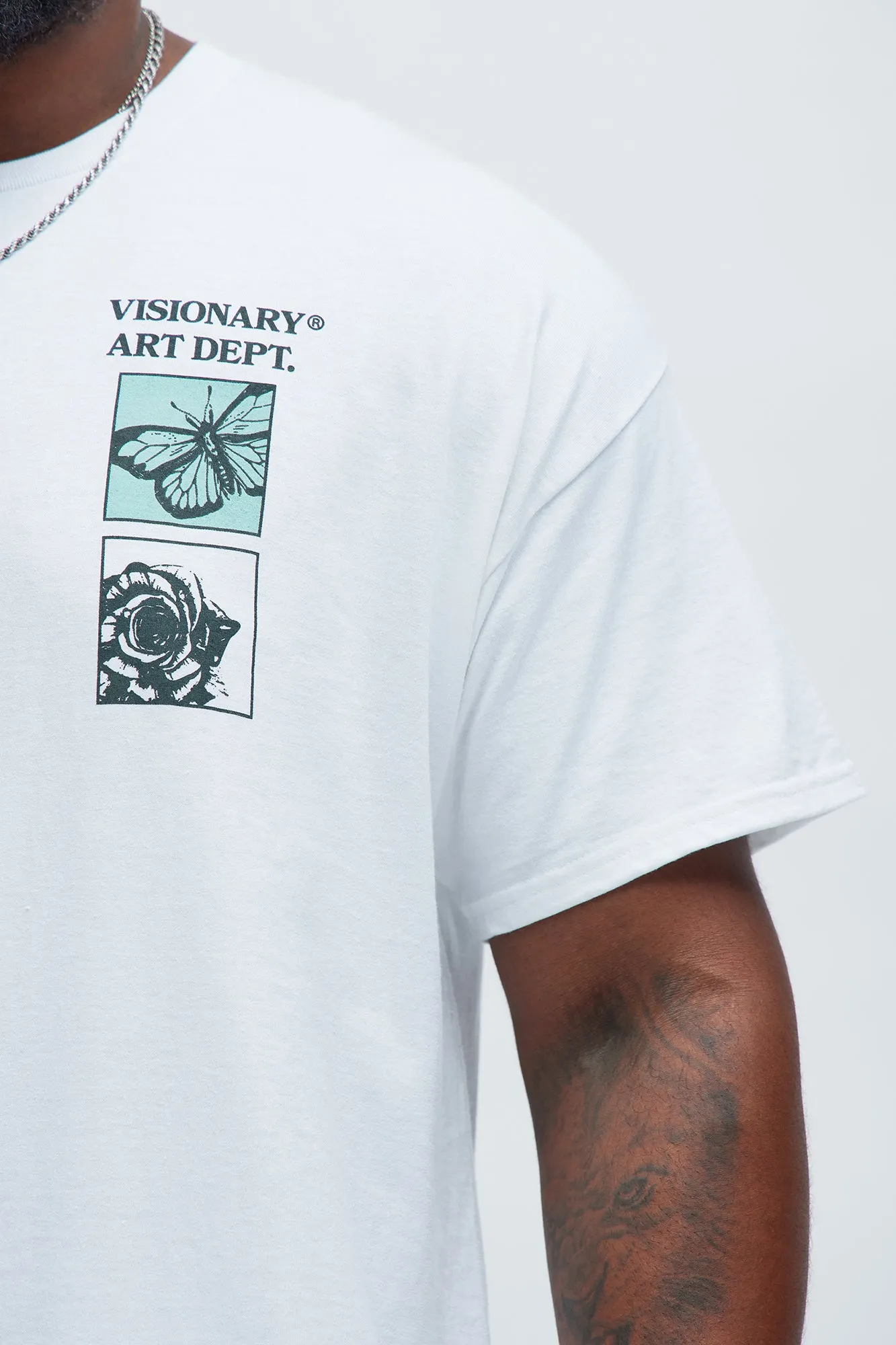Visionary Art Dept Short Sleeve Tee - White sold by Fashion Nova product image thumbnail 3