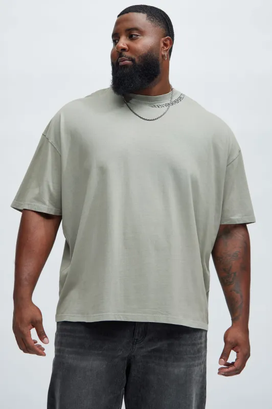 Widen Your Perspective Short Sleeve Tee - Grey sold by Fashion Nova