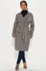 Prep School Plaid Trench - Khaki/combo sold by Fashion Nova