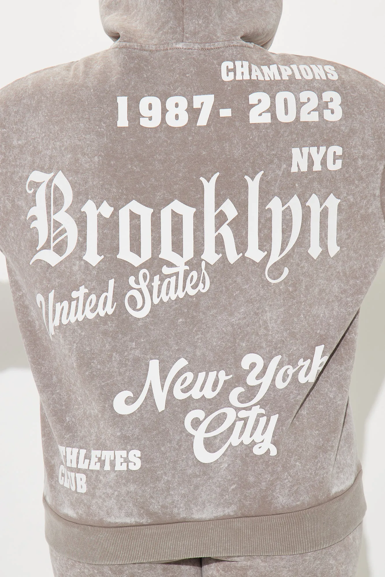 Brooklyn Living Washed Jogger Set - Stone sold by Fashion Nova product image thumbnail 5