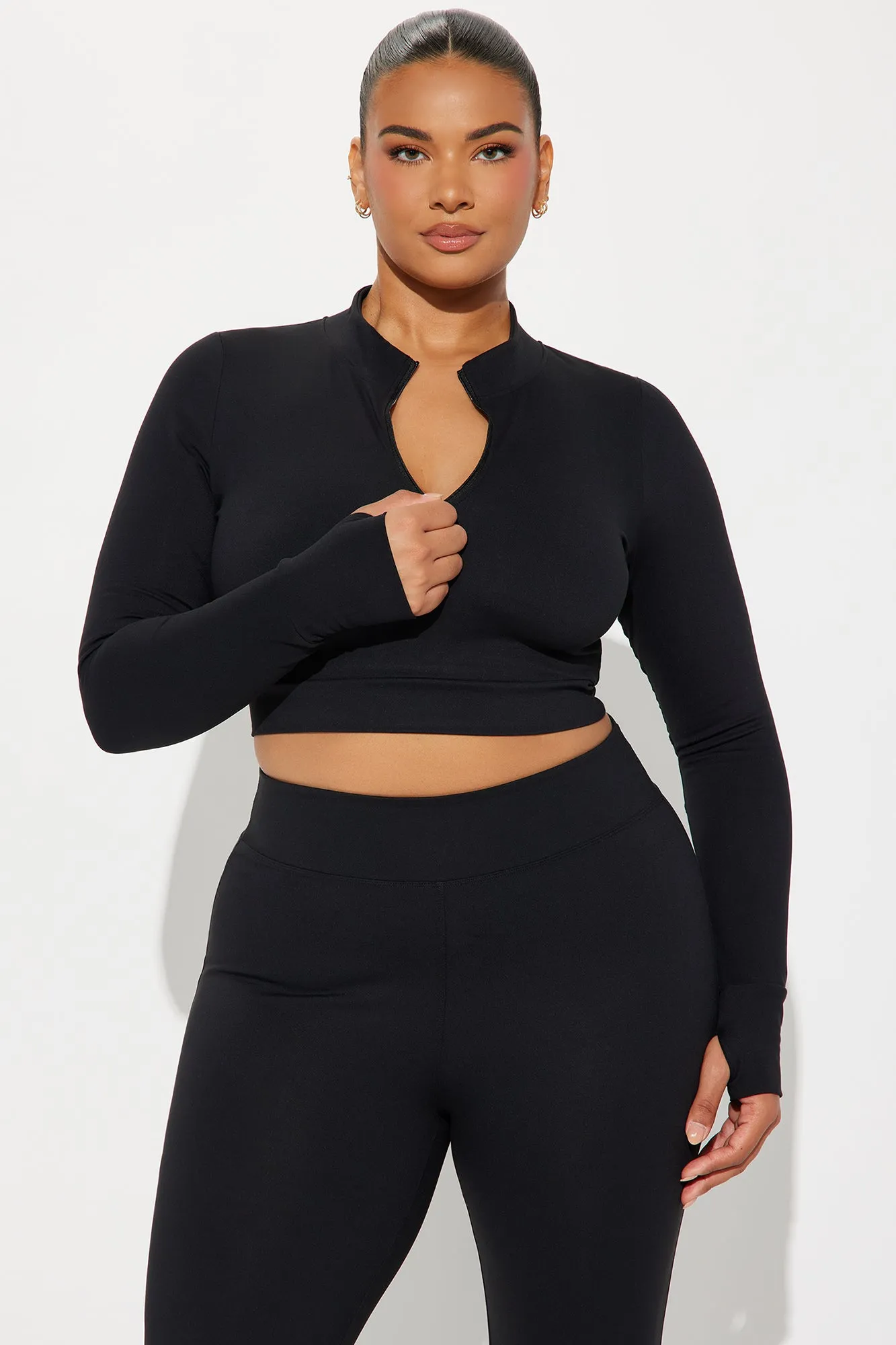 Jolie Super Soft Active Top - Black sold by Fashion Nova product image thumbnail 5