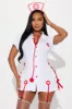 Nurse For You 4 Piece Costume Set - White/combo sold by Fashion Nova