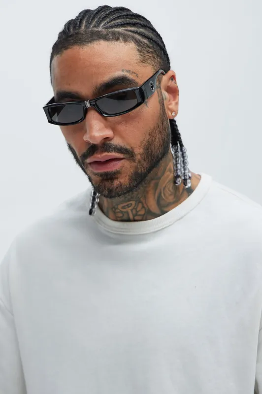 Made It Easy Sunglasses - Black sold by Fashion Nova