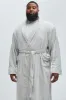 Essential Relaxed Lounge Robe - Grey sold by Fashion Nova