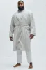 Essential Relaxed Lounge Robe - Grey sold by Fashion Nova