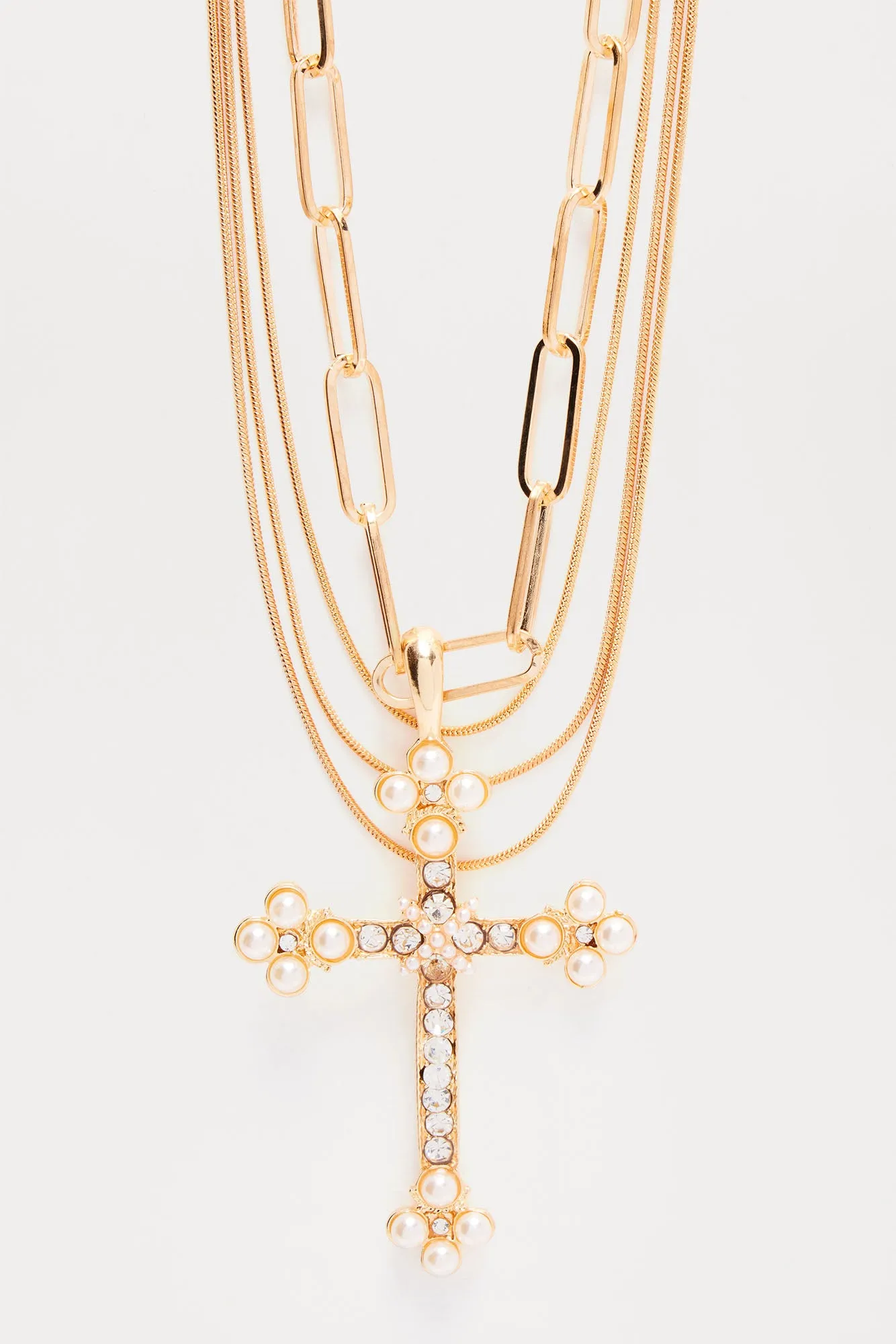 Fully Faithful Necklace - Gold sold by Fashion Nova product image thumbnail 3