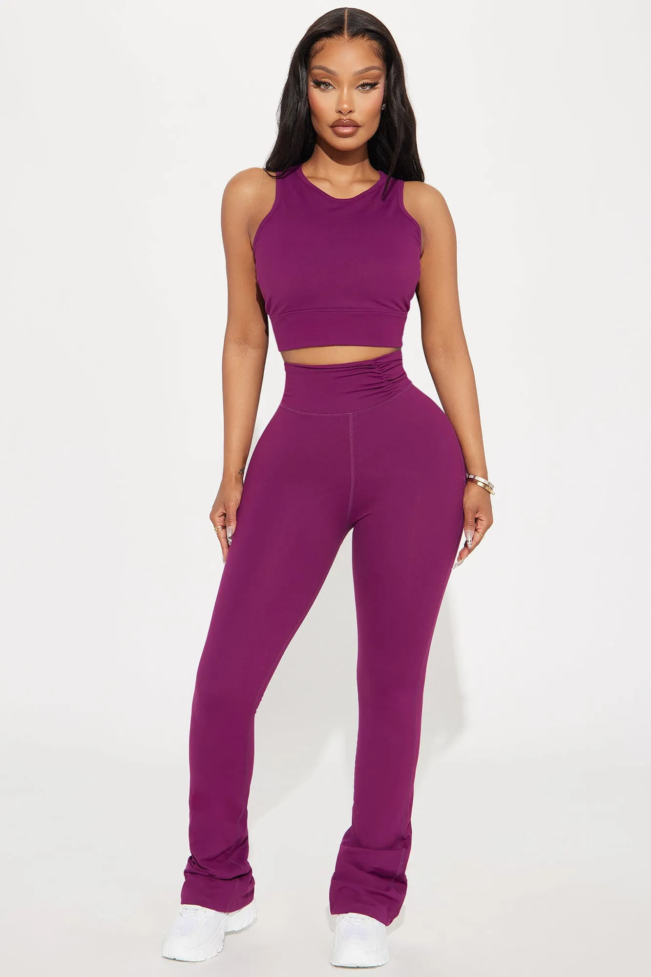 Energy Surge Super Soft Active Top - Plum sold by Fashion Nova product image thumbnail 2