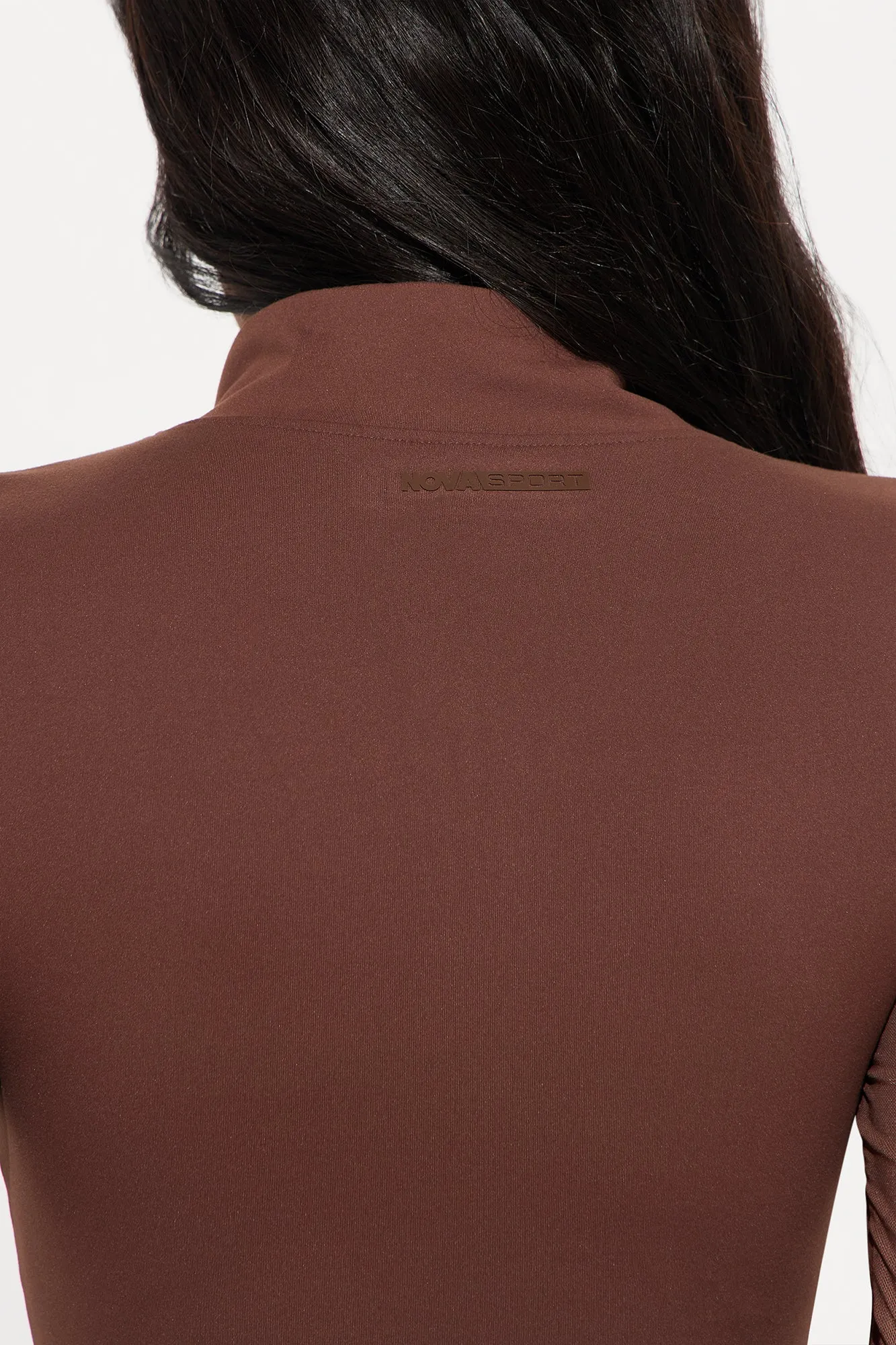 Jolie Super Soft Active Top - Chocolate sold by Fashion Nova product image thumbnail 4