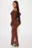 Marina Sweater Maxi Dress - Brown sold by Fashion Nova