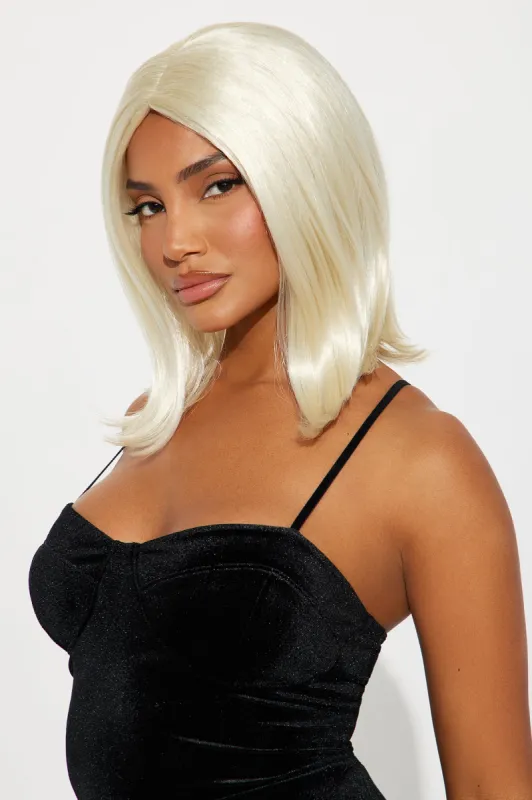 Going Undercover Bob Costume Wig - Blonde sold by Fashion Nova