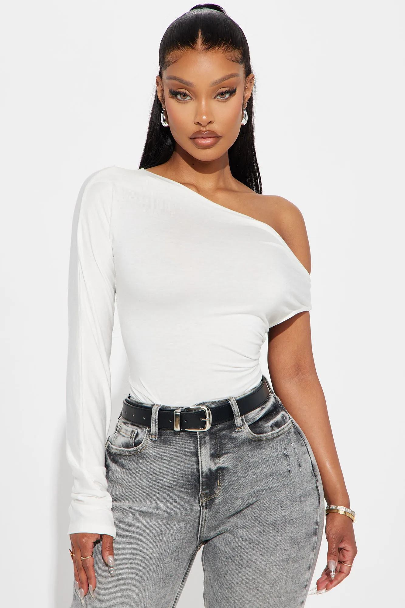 Anitta Off Shoulder Top - Ivory sold by Fashion Nova