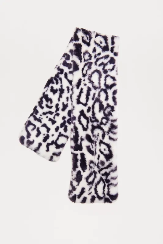 Fierce And Cozy Scarf - White/combo sold by Fashion Nova