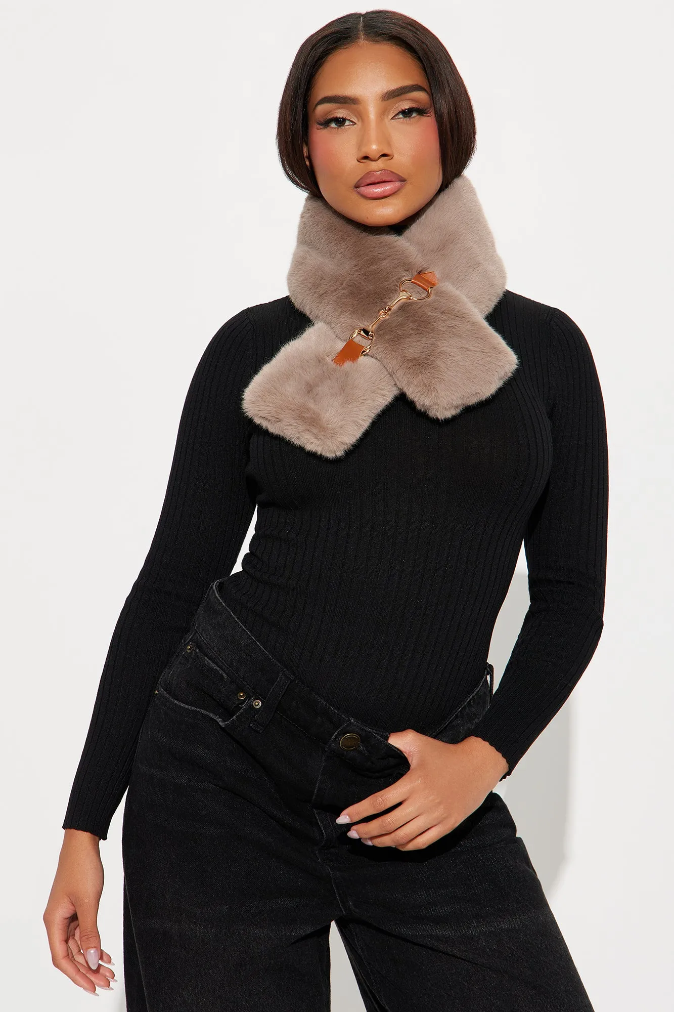 Winterland Scarf - Nude sold by Fashion Nova product image thumbnail 2