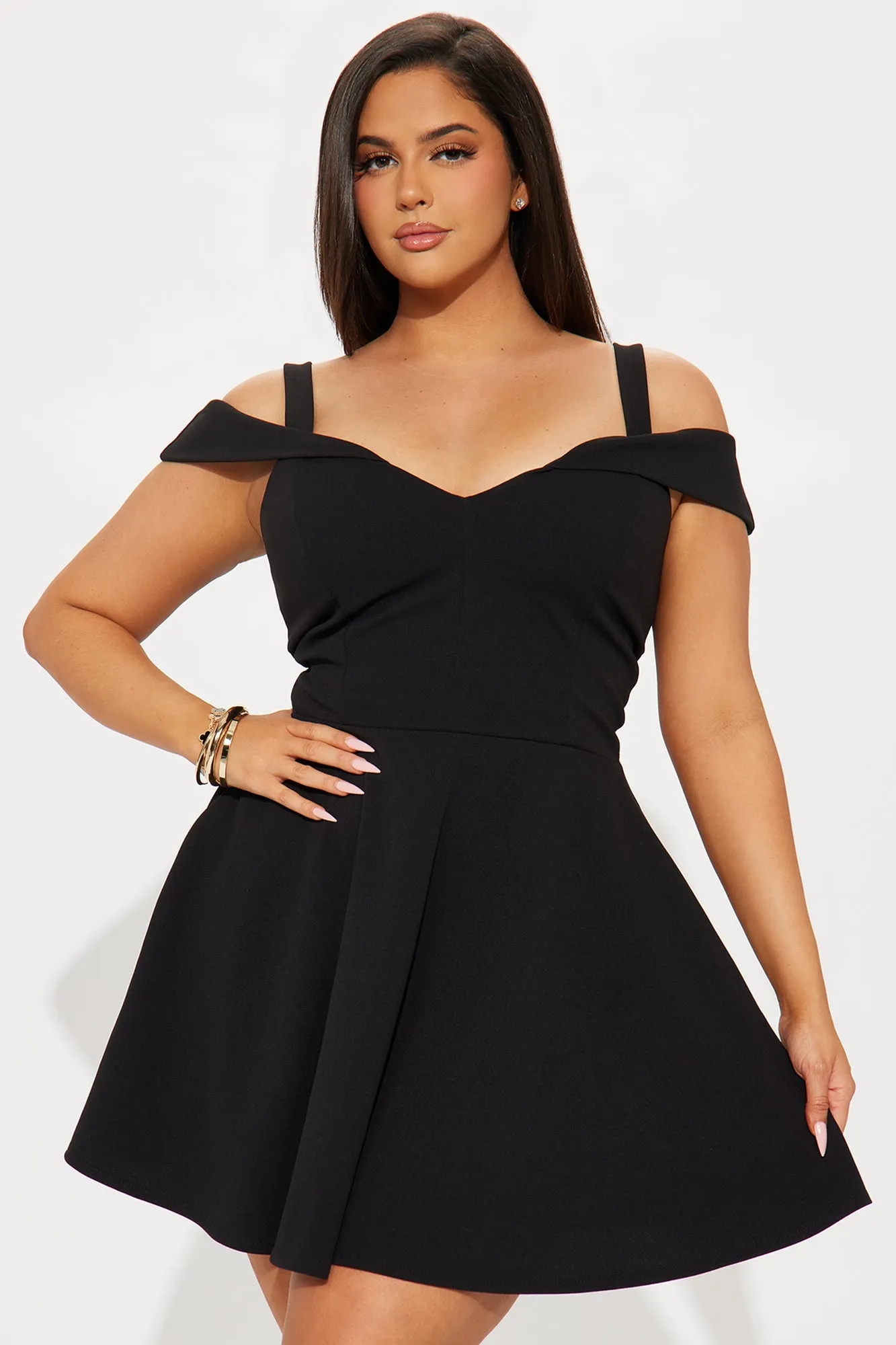 Wanderlust Cold Shoulder Mini Dress - Black sold by Fashion Nova product image thumbnail 4