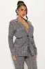 Pleading Guilty Blazer Pant Set - Grey/combo sold by Fashion Nova