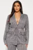 Pleading Guilty Blazer Pant Set - Grey/combo sold by Fashion Nova