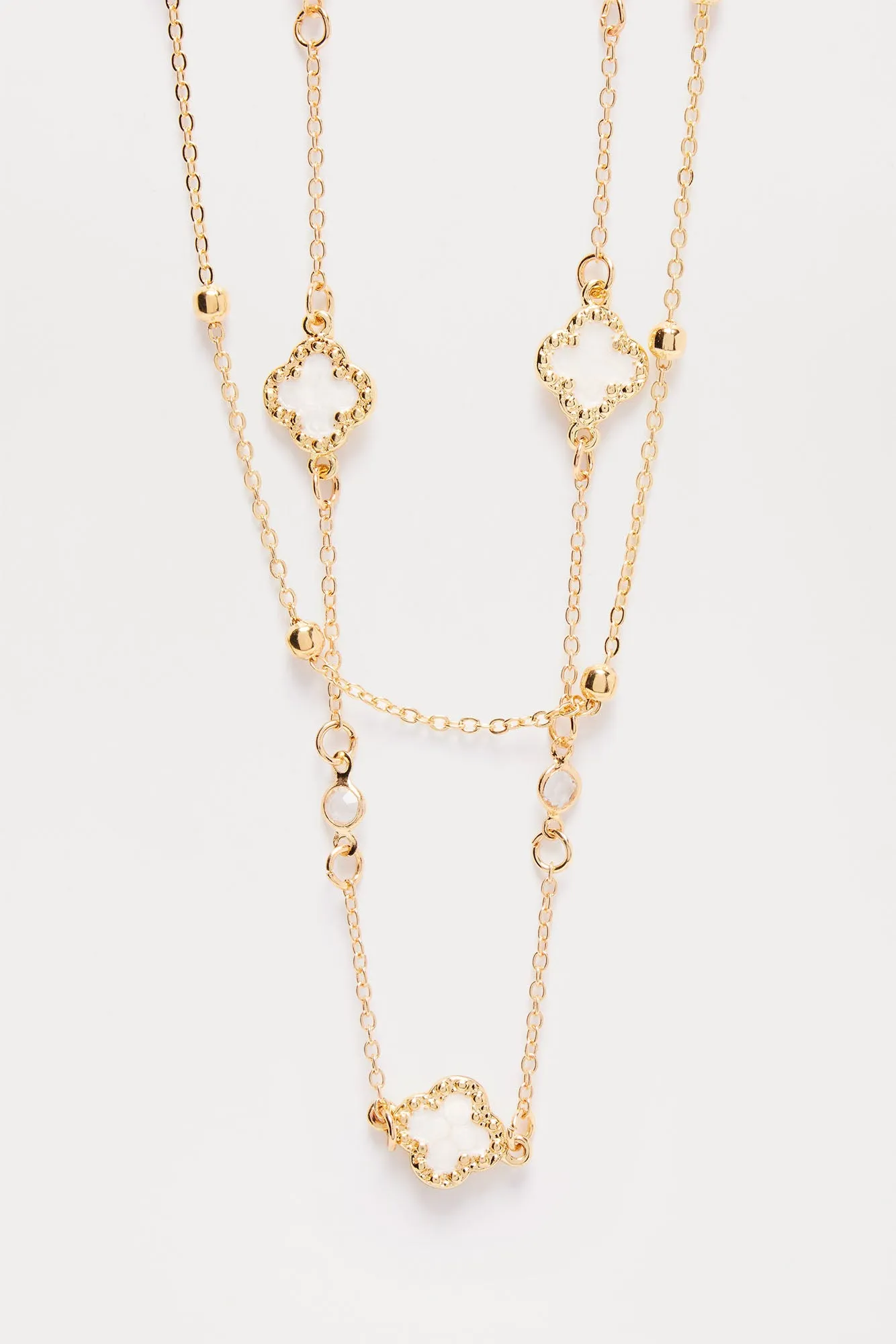 Casting Clover Spells Necklace - Gold sold by Fashion Nova product image thumbnail 3