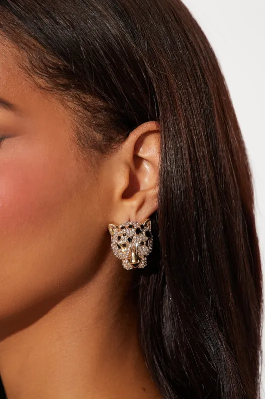 Unleashed Power Earrings - Gold/combo made by Fashion Nova