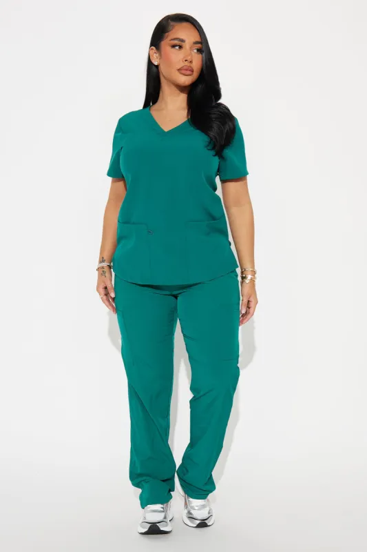 Working Overtime 4FLEX Uniform Scrub Pants - Hunter sold by Fashion Nova