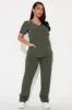 Working Overtime 4FLEX Uniform Scrub Set - Olive sold by Fashion Nova