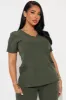 Working Overtime 4FLEX Uniform Scrub Set - Olive sold by Fashion Nova