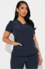 On Call Jogger Stretch Uniform Scrub Set - Charcoal sold by Fashion Nova