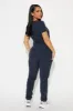 On Call Jogger Stretch Uniform Scrub Set - Charcoal sold by Fashion Nova
