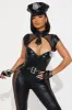 Speeding Ticket Officer Cop 4 Piece Costume Set - Black sold by Fashion Nova