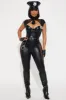 Speeding Ticket Officer Cop 4 Piece Costume Set - Black sold by Fashion Nova