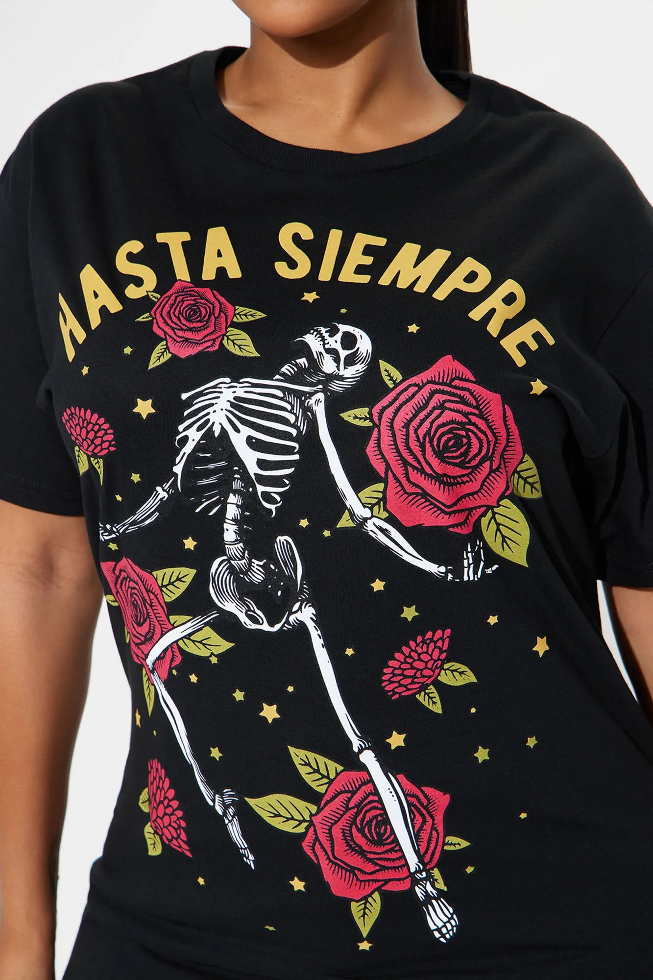 Hasta Siempre Skull Tee - Black sold by Fashion Nova product image thumbnail 3