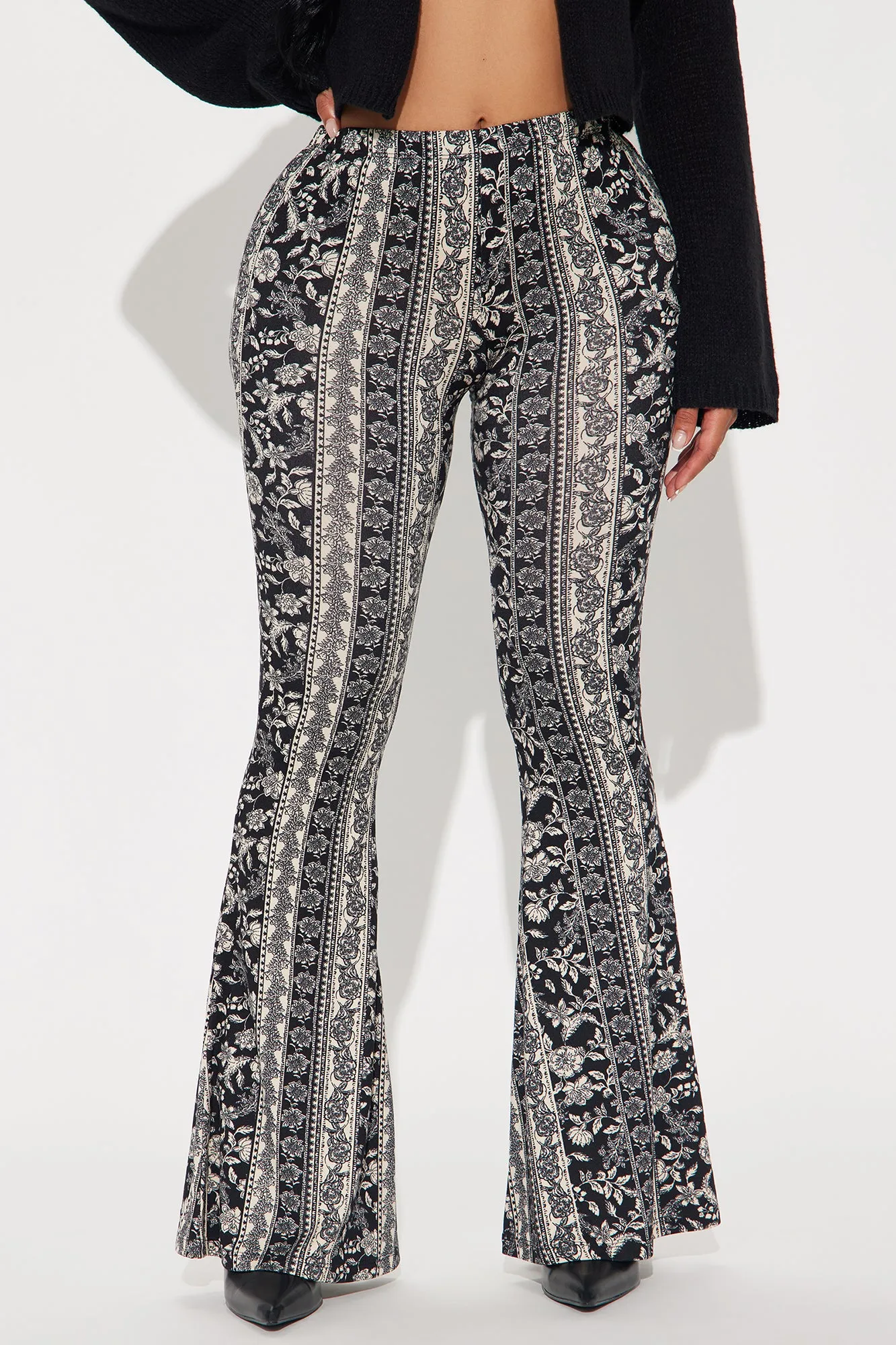 Say No More Flare Pant - Black/combo sold by Fashion Nova product image thumbnail 2