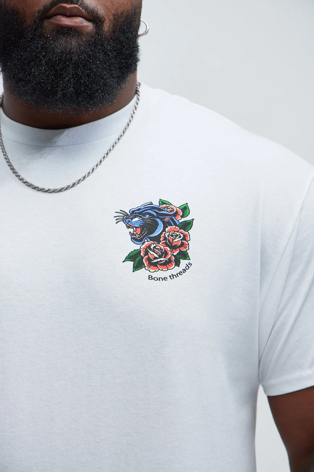 Strong And Fearless Short Sleeve Tee - White sold by Fashion Nova product image thumbnail 3