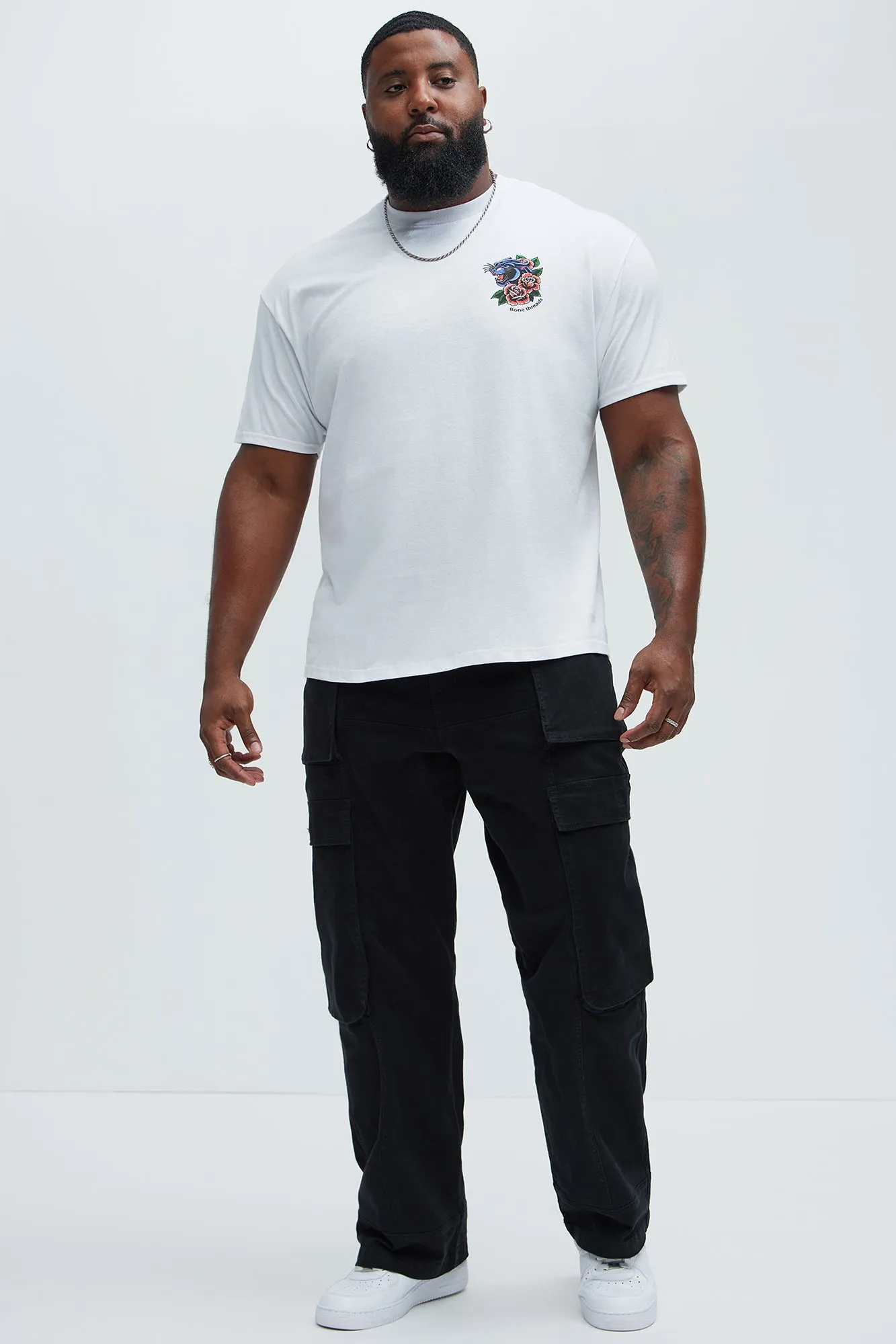 Strong And Fearless Short Sleeve Tee - White sold by Fashion Nova product image thumbnail 4